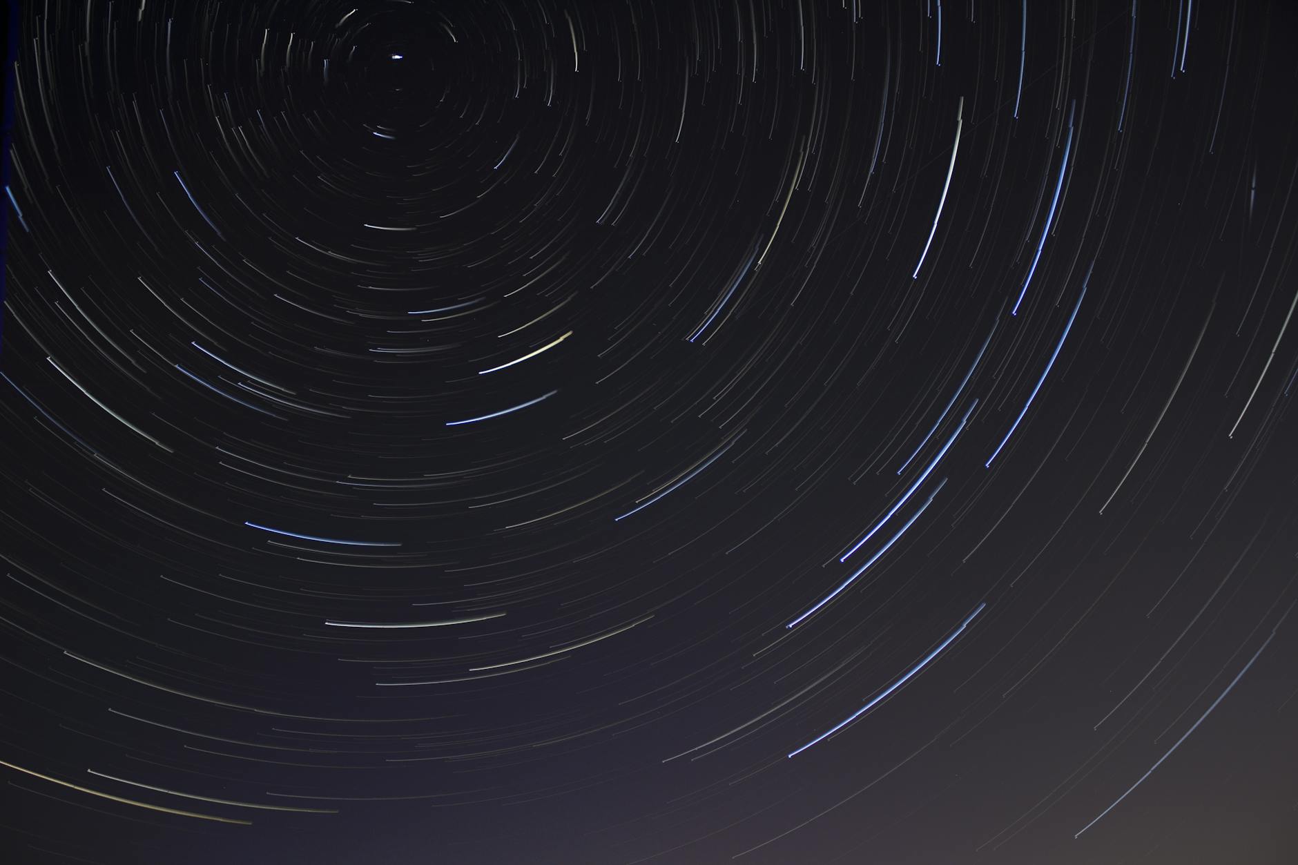 time lapse photo of stars on night